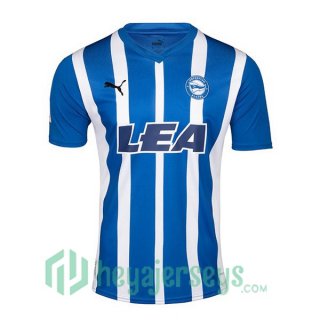 Deportivo Alaves Soccer Jersey Home Blue White 2023/2024