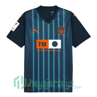 Valencia CF Soccer Jersey Away Blue 2023/2024