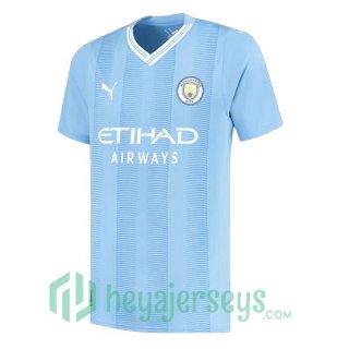Manchester City Soccer Jersey Home Blue 2023/2024