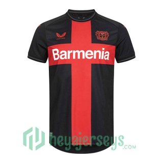 Bayer 04 Leverkusen Soccer Jersey Home Black Red 2023/2024