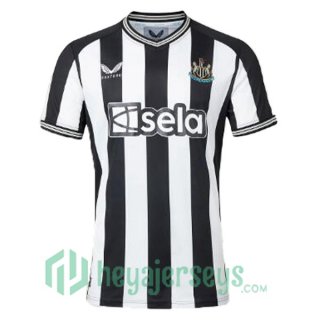 Newcastle United Soccer Jersey Home White Black 2023/2024