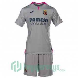 Villarreal Kids Soccer Jersey Third Grey 2023/2024