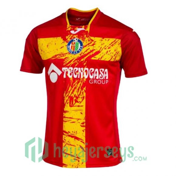 Getafe CF Soccer Jersey Away Red 2023/2024