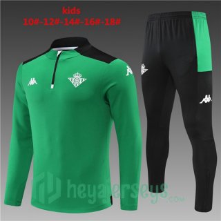 Real Betis Kids Training Jacket Suit Green 2022/2023