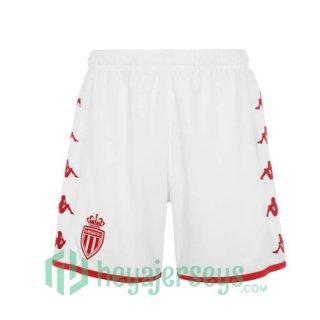 AS Monaco Soccer Shorts Home Red White 2022/2023