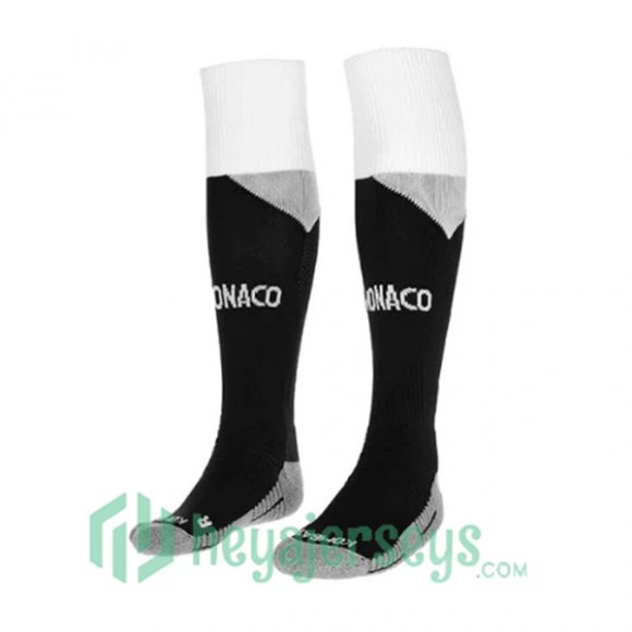 AS Monaco Soccer Socks Away Black 2022/2023