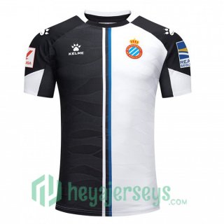 RCD Espanyol Soccer Jersey Third Black White 2023/2024