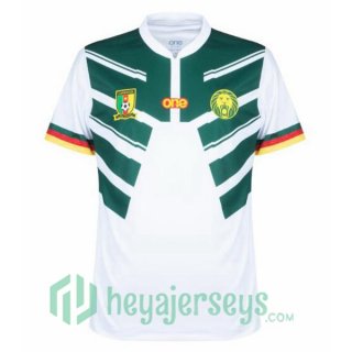 Cameroon Away Jersey White Green 2023/2023