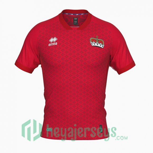 Liechtenstein Away Jersey Red 2023/2023