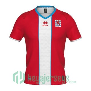 Luxembourg Home Jersey Red White 2023/2023