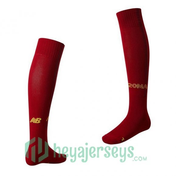 AS Roma Soccer Socks Home Red 2022/2023