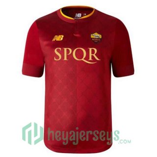 AS Roma Soccer Jersey Home SPQR Red 2022/2023