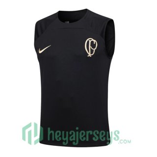 Corinthians Soccer Vest Black 2023/2024