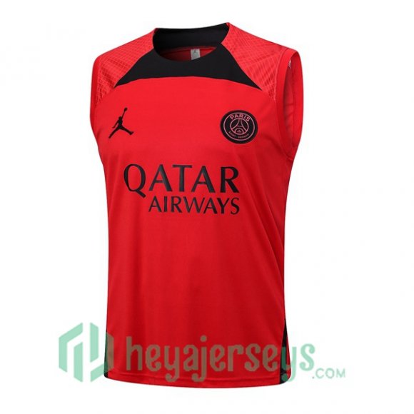 Paris PSG Soccer Vest Red 2023/2024