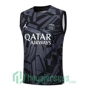 Paris PSG Soccer Vest Black 2023/2024