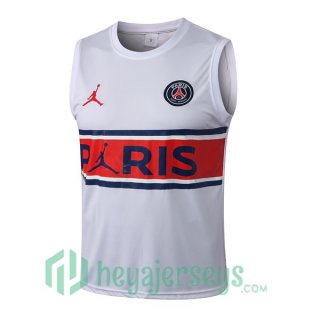 Paris Saint Germain Soccer Vest White 2022/2023