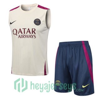 FC Barcelona Soccer Vest + Shorts Brown 2023/2024