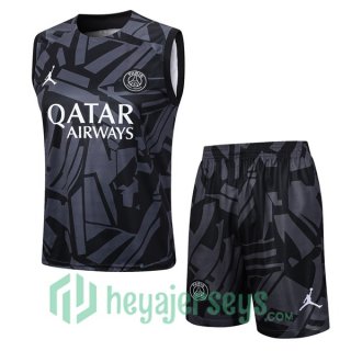 Paris PSG Soccer Vest + Shorts Black 2023/2024