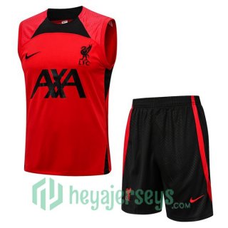 FC Liverpool Soccer Vest + Shorts Red 2022/2023
