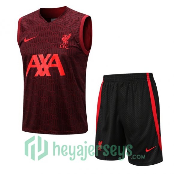 FC Liverpool Soccer Vest + Shorts Red 2022/2023