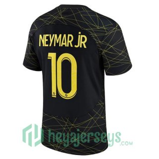 Paris Saint Germain (NEYMAR JR 10) Soccer Jersey Fourth Black 2022/2023