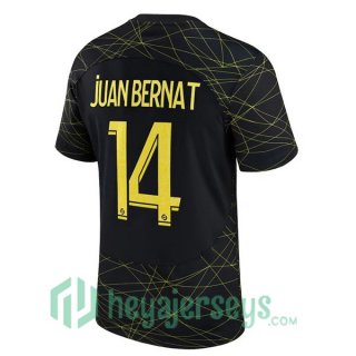 Paris Saint Germain (JUAN BERNAT 14) Soccer Jersey Fourth Black 2022/2023