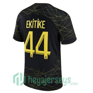 Paris Saint Germain (EKITIKE 44) Soccer Jersey Fourth Black 2022/2023