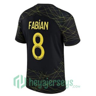 Paris Saint Germain (FABIAN 8) Soccer Jersey Fourth Black 2022/2023