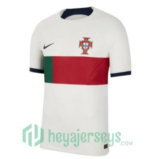 Portugal Away Jersey White Red 2023/2023