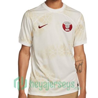 Qatar Away Jersey White 2023/2023