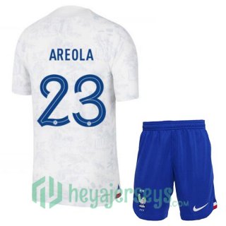 France (AREOLA 23) Kids Away Jersey White 2023/2023
