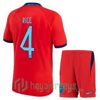 England (RICE 4) Kids Away Jersey Red 2023/2023
