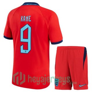 England (KANE 9) Kids Away Jersey Red 2023/2023