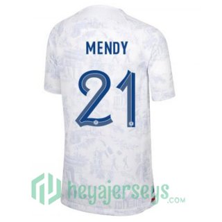 France (MENDY 21) Away Jersey White 2023/2023
