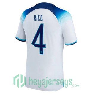 England (RICE 4) Home Jersey White 2023/2023