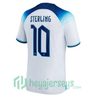 England (STERLING 10) Home Jersey White 2023/2023
