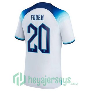 England (FODEN 20) Home Jersey White 2023/2023