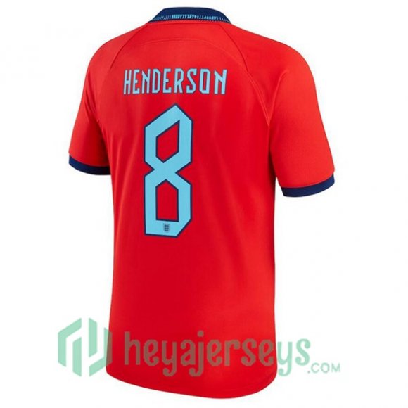 England (HENDERSON 8) Away Jersey Red 2023/2023