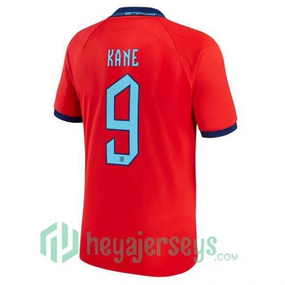 England (KANE 9) Away Jersey Red 2023/2023