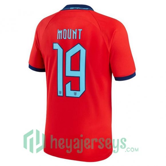 England (MOUNT 19) Away Jersey Red 2023/2023