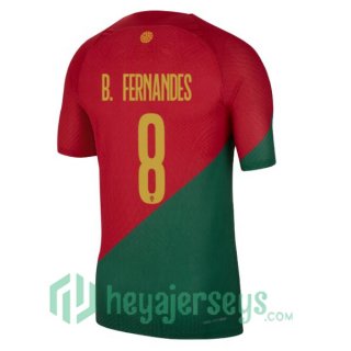 Portugal (J. MOUTINHO 8) Home Jersey Red Green 2023/2023