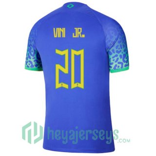 Brazil (VINI JR. 20) Away Jersey Blue 2023/2023