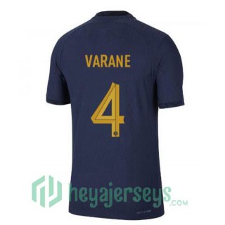 France (VARANE 4) Home Jersey Royal Blue 2023/2023