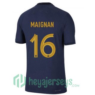 France (MAIGNAN 16) Home Jersey Royal Blue 2023/2023