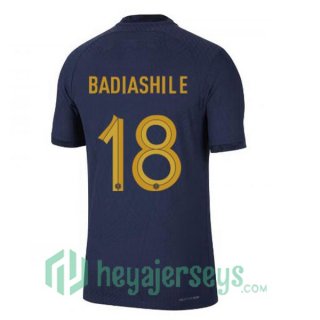 France (BADIASHILE 18) Home Jersey Royal Blue 2023/2023