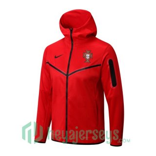 Portugal Training Jacket Hoodie Red 2022/2023
