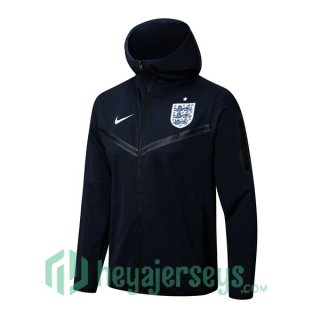 England Training Jacket Hoodie Royal Blue 2022/2023