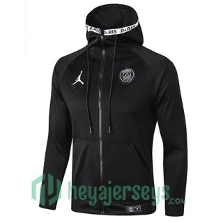 JORDAN Paris Saint Germain Training Jacket Hoodie Black 2022/2023