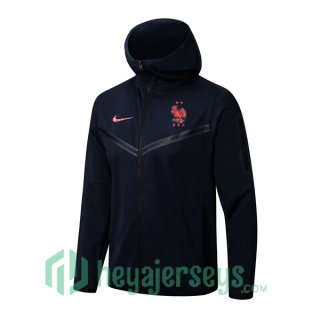 France Training Jacket Hoodie Royal Blue 2022/2023