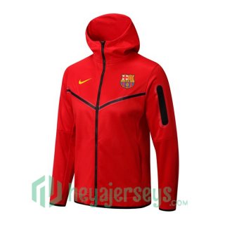 FC Barcelona Training Jacket Hoodie Red 2022/2023